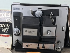 lot 240 image: Vintage Bell & Howell 8mm Super 8 filmstrip Autoload Movie Projector