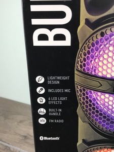 lot 244 image: Burst Color Led Wireless Speaker