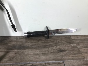 lot 249 image: Stainless Steel Diving Knife with Case