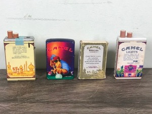 lot 358 image: 4 - Camel Joe Collectible Lighters and Match Box