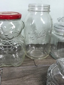 lot 423 image: Lot of Jars and Glass Storage Containers