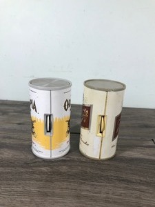 lot 436 image: Vintage Schlitz and Olympia Radio Beer Cans