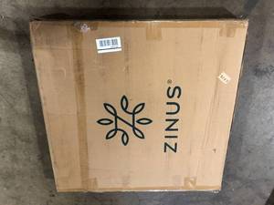 Zinus SmartBase Heavy Duty Twin Metal Bed Frame  Customer Returns See Pictures