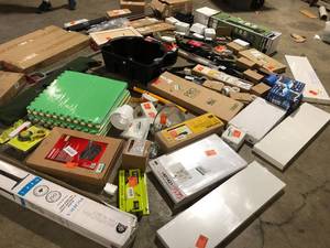 Huge Lot of Assorted Tools, Hardware and Misc Items Various Models and Conditions Customer Returns See Pictures