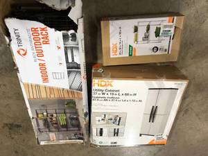 Lot of Assorted Storage Items Various Models and Conditions     Customer Returns See Pictures