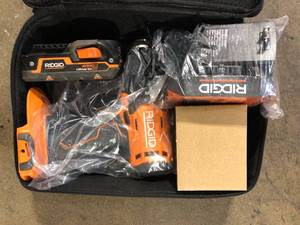 RIDGID 18V Cordless 12 in. DrillDriver Kit with (1) 2.0 Ah Battery and Charger Customer Returns See Pictures