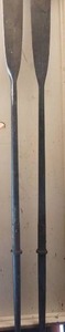 lot 89 image: Vintage Wooden Oars
