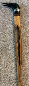 lot 47 image: Wood Carved Minnesota LOON Bird Walking Stick