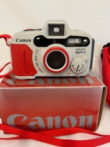 lot 92 image: Canon Sure Shot WP-1 Water Proof Film Camera - New Open Box