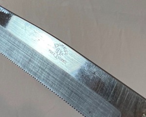 lot 158 image: Vintage Set of 6 Boker Tree Brand Cutlery Steak Knives