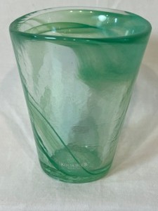 lot 159 image: KOSTA BODA Mine Swirl Glass Tumbler UHV Ulrica Hydman Vallien