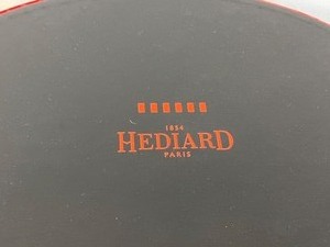 lot 234 image: Vintage HEDIARD Paris Paper Hat Box w Logo on Cover