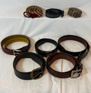 lot 251 image: MENS BELTS Dress and Casual