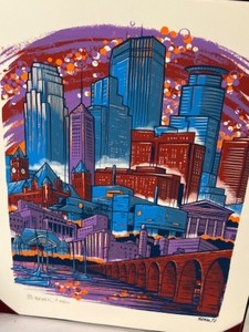 lot 259 image: Rare Minneapolis Foundation Limited Edition Signed Print by ADAM TURNER