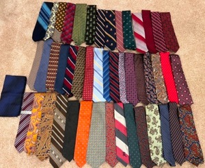lot 272 image: Lot of Colorful Mens NecktiesMarty Mathis, Gallery, Daytons, Graham & Lockwood, etc.