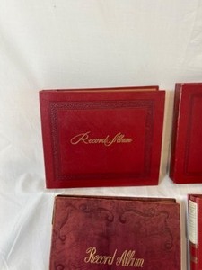 lot 87 image: Lot of 45 RPM Records in Books with Varying Artists 1940s-1960s