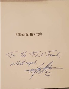 lot 222 image: Billboards New York Hardcover Book by Wouter Deruytter Signed Copy