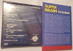 lot 204 image: Super Brain Handbook and 7 DVD Set