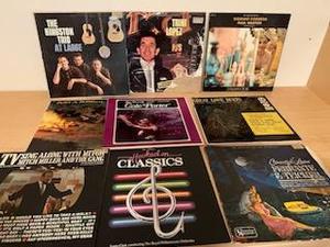 lot 81 image: Vintage Lot of 18 Vinyl Record Albums Love Songs