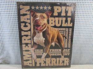 (EC1) American Pit Bull Terrier Tin Sign 12 12 x 16 New in Plastic Wrap