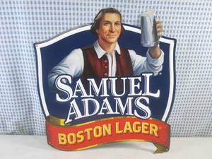(RM2) Samuel Adams Boston Lager Tin Bar Sign - New - 14 12 x 16