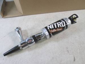 (EW4) Samuel Adams Nitro Coffee Stout Beer Tap Handle with Faucet - New In Box - 12 14 Over All