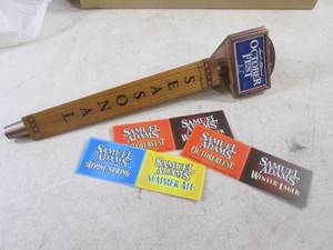 (BS) Samuel Adams Seasonal Beer Tap Handle - New In Box - 13 34