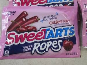 (B-1) 12 Share Pack Cherry Punch SweeTarts Ropes Past Date