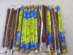 (B-3) 17 Monster Size Slim Jim Mild Smoked Snack Sticks Past Date
