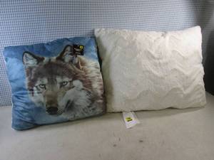 (A-4T) 2 Decorative Pillows...