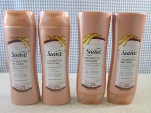 (EC1) Suave Coconut Oil Infusion Damage Repair Shampoo and Conditioner 2 of Each 12.6oz