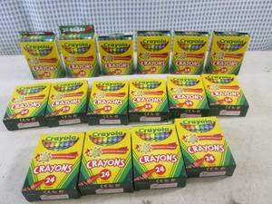 (CSB) 16 Boxes of 24pc Crayola Crayons