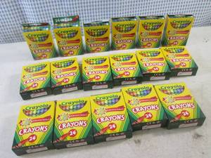 (CSB) 17 Boxes of 24pc Crayola Crayons