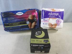 (D-3) Assorted Womens Underwear...