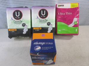 (F-0) Assorted Womens Pads...