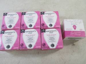 (CSB) 7 Boxes Summers Eve Simply Sensitive Cloths