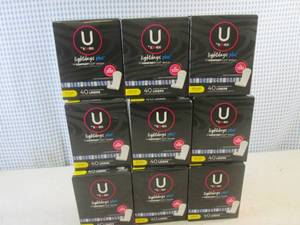 (CSB) 9 Boxes U by Kotex Lightdays Plus Liners