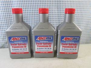 (CS) 3 Quarts of Amsoil Synthetic Tractor Hydraulic  Transmission Oil All-Weather SAE 5W-30