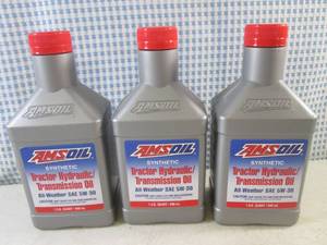 (CS) 3 Quarts of Amsoil Synthetic Tractor Hydraulic  Transmission Oil All-Weather SAE 5W-30