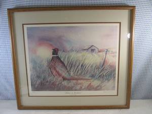(A-4) Framed Signed and Numbered Loretta Meyer Silence at Sundown Print 2861000 - 28 18 x 24 14