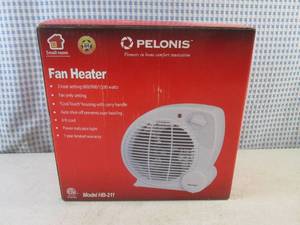 (CSB) Pelonis Small Room Fan Heater - New