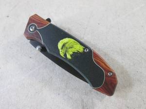 (CNTR) Eagle Design Spring Assist Folding Knife with Belt Clip - New In Box - 7 Open  4 Closed