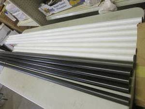 (FD) 12 Aluminum Pipe 1 12 OSD BlackWhiteBrown Powder CoatedPainted - Most Are 6 ft Long 3 Shorter White 1 Longer Brown - Original Purpose for Hand Rail