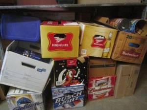 (EW6) Huge Mystery Lot of Unsorted Boxes Etc of Misc  - See Photos - There Is A Lot More Than Seen In First Picture Hidden Behind