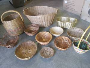 (EW6) Assorted Wicker Baskets...