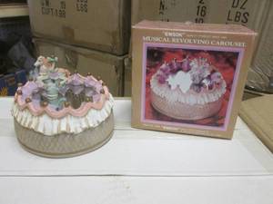 (RM6) Case of 24 Musical Revolving Carousels