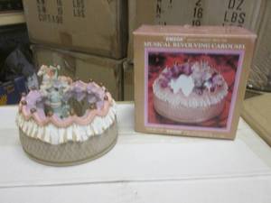 (RM6) Case of 24 Musical Revolving Carousels