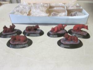 (RM5) 9 Boxes of Bear Figures - 12 Per Box - 6 Different Per Box - 108 Figures Total