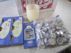 (A-1) Box Full of Assorted Candles
