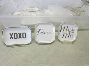 (A-3) Assorted Decorative Plates with Stands